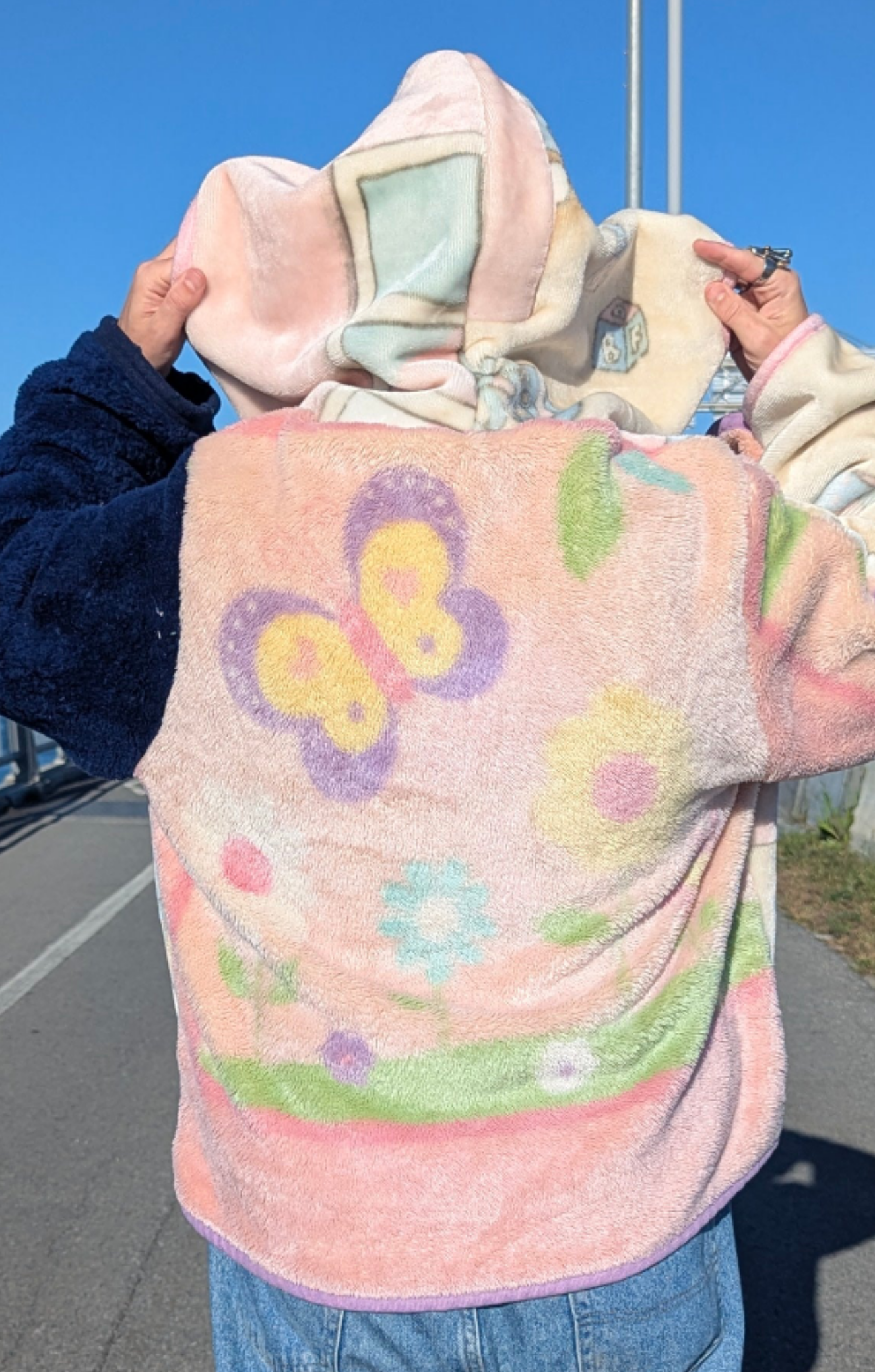Hoodie « Bébé blue », XL