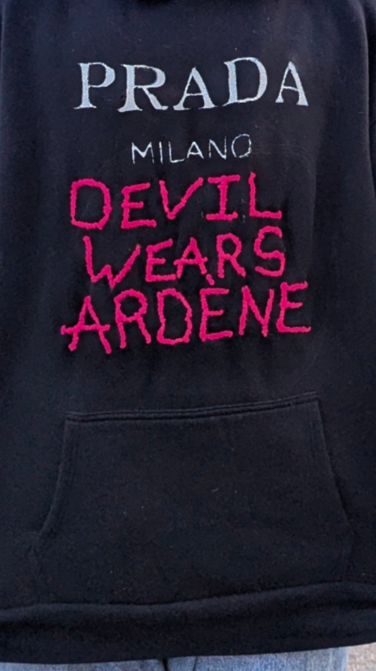 Hoodie « Devil Wears », LARGE
