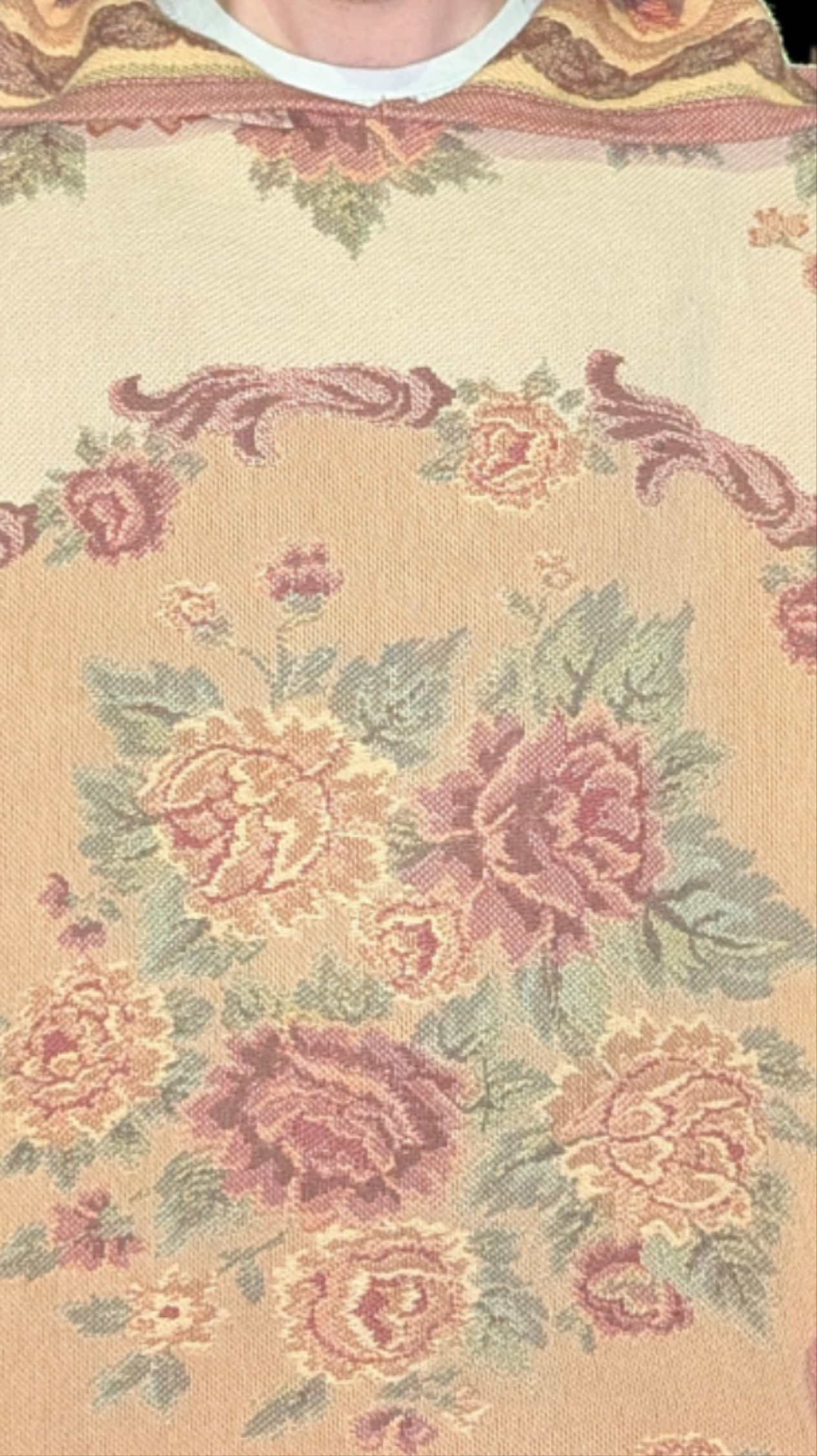 Hoodie en tapisserie tissée « Bouquet », XL
