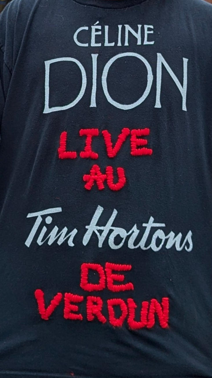 T-shirt « Céline au Tim », XL