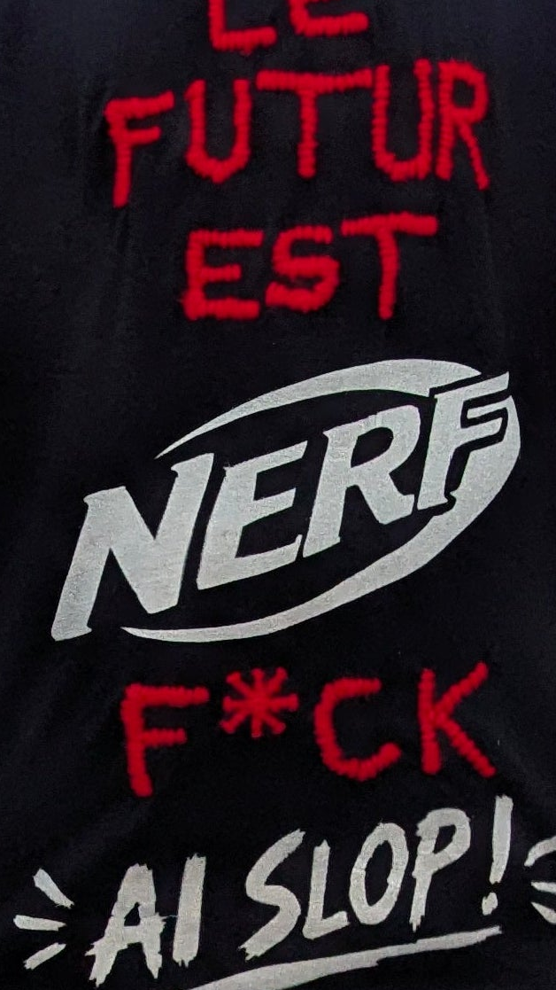 T-shirt « Le futur est nurf », XL