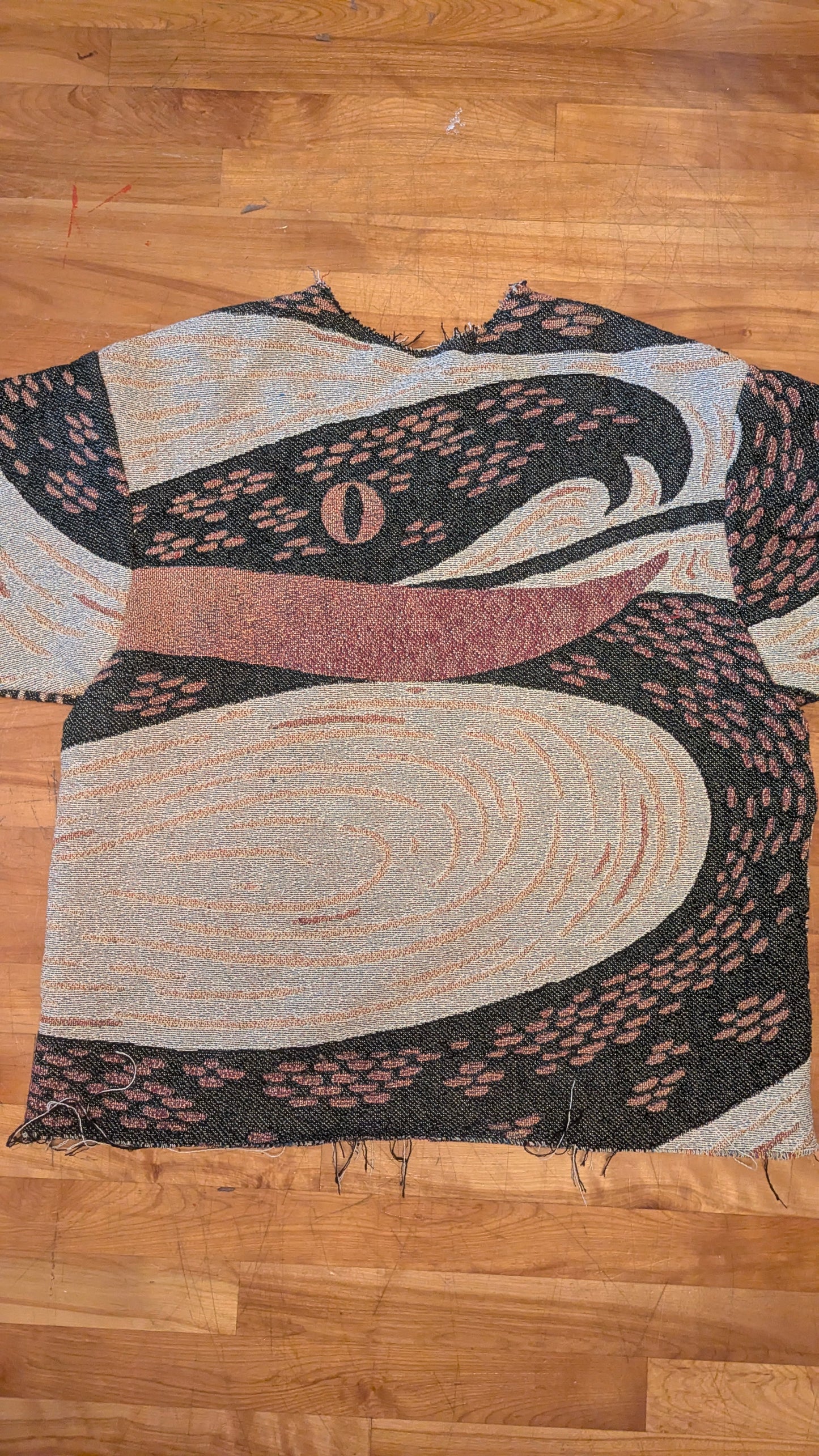 T-shirt en tapisserie tissée « Serpent », XL