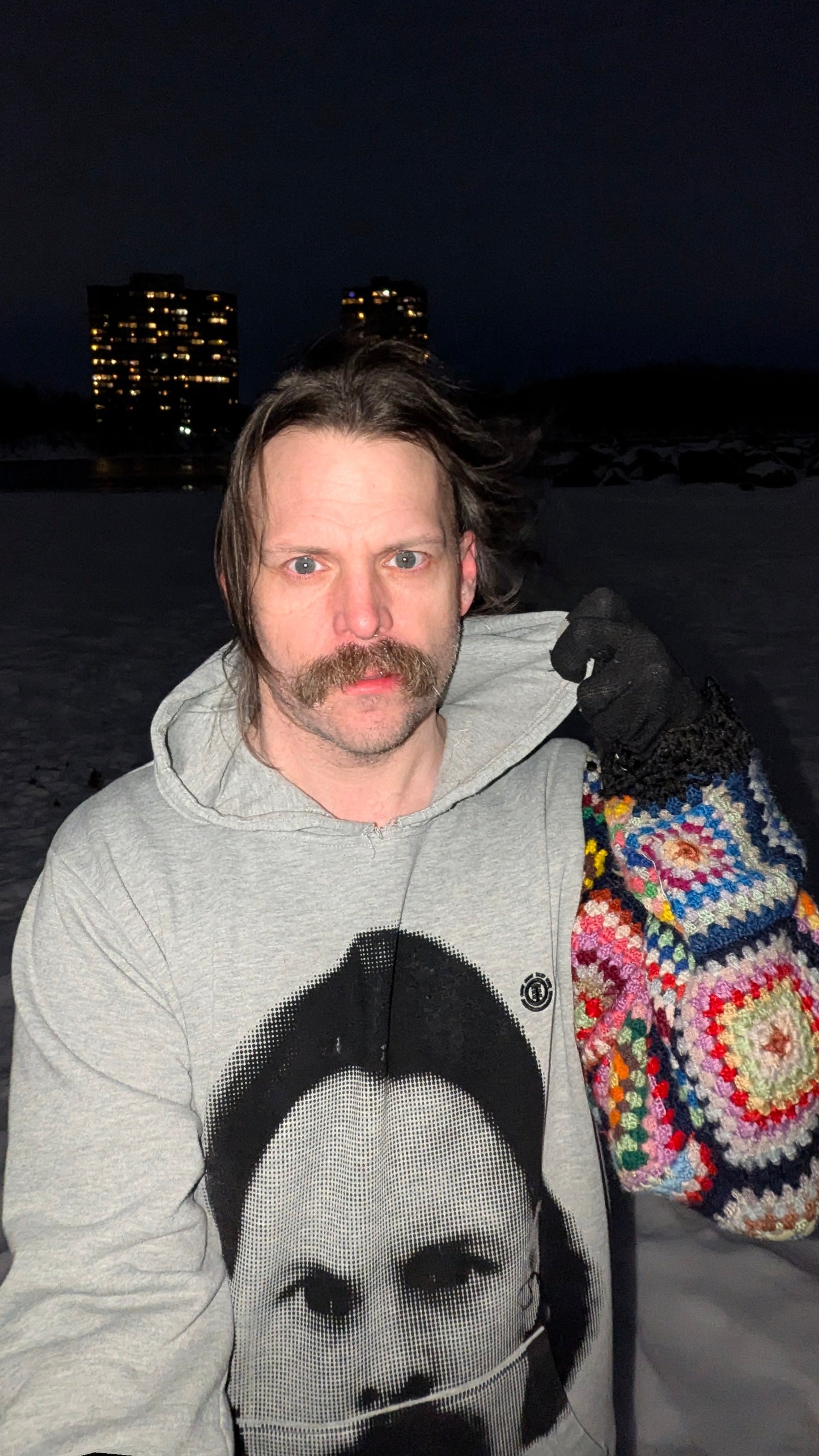 Hoodie « Murphy Visage », LARGE