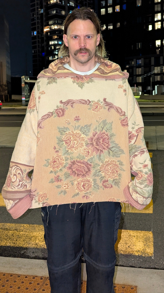Hoodie en tapisserie tissée « Bouquet », XL