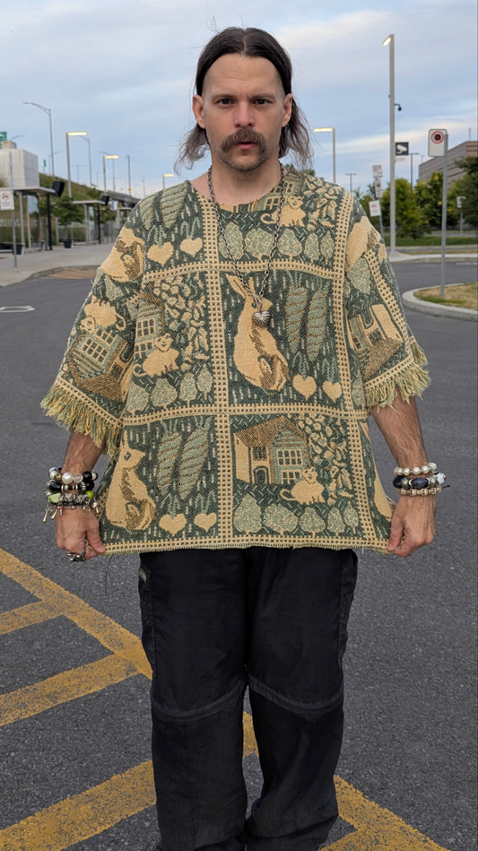 T-shirt en tapisserie tissée « Maisonnée », XL