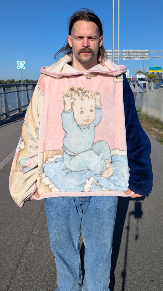 Hoodie « Bébé blue », XL