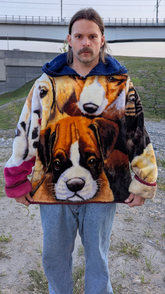 Hoodie « Chiots chiots », LARGE