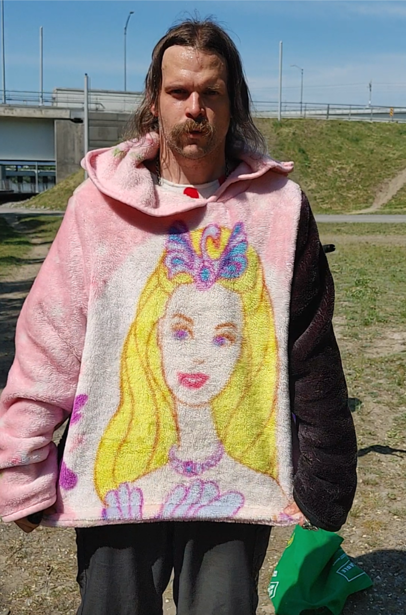 Hoodie « B*rbie », EXTRA-LARGE