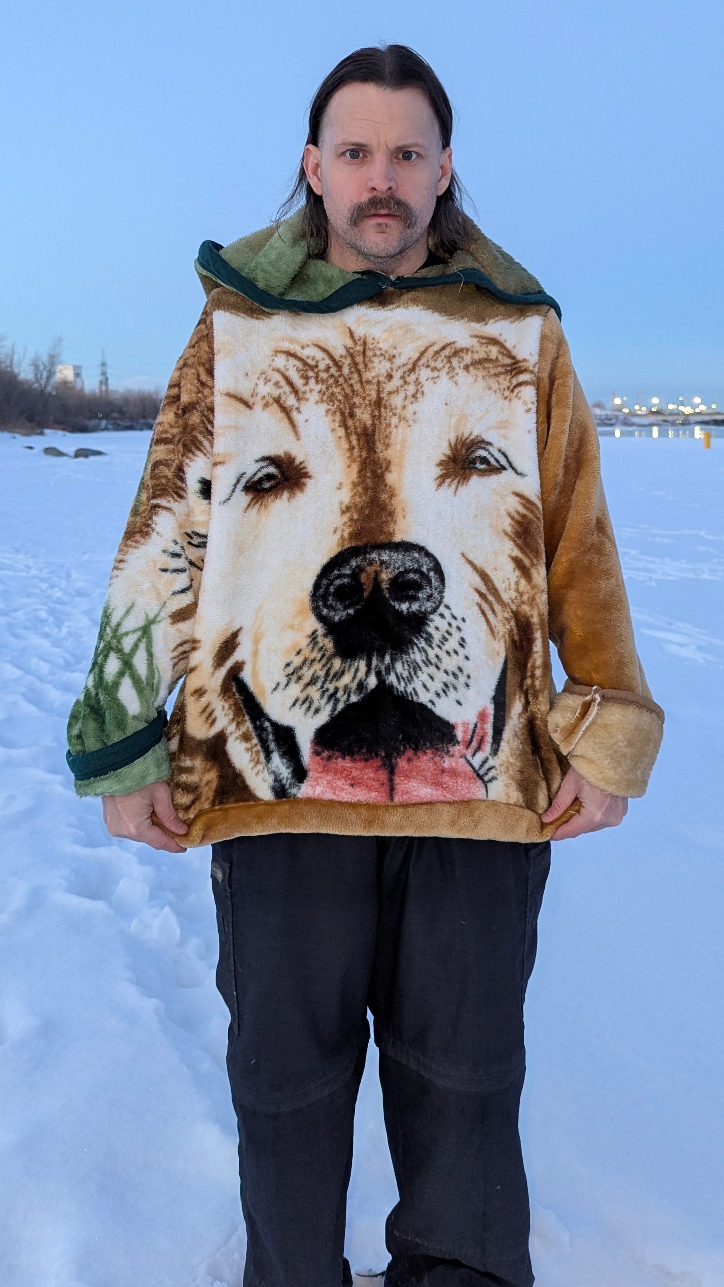 Hoodie « Chien stoned », XL