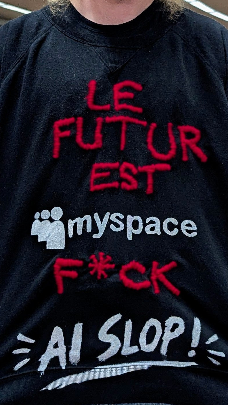 Sweater « Le futur est mspace », XXL