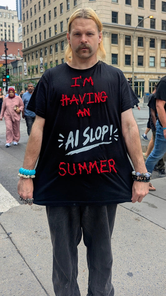 T-shirt « AI Slop Summer », XL