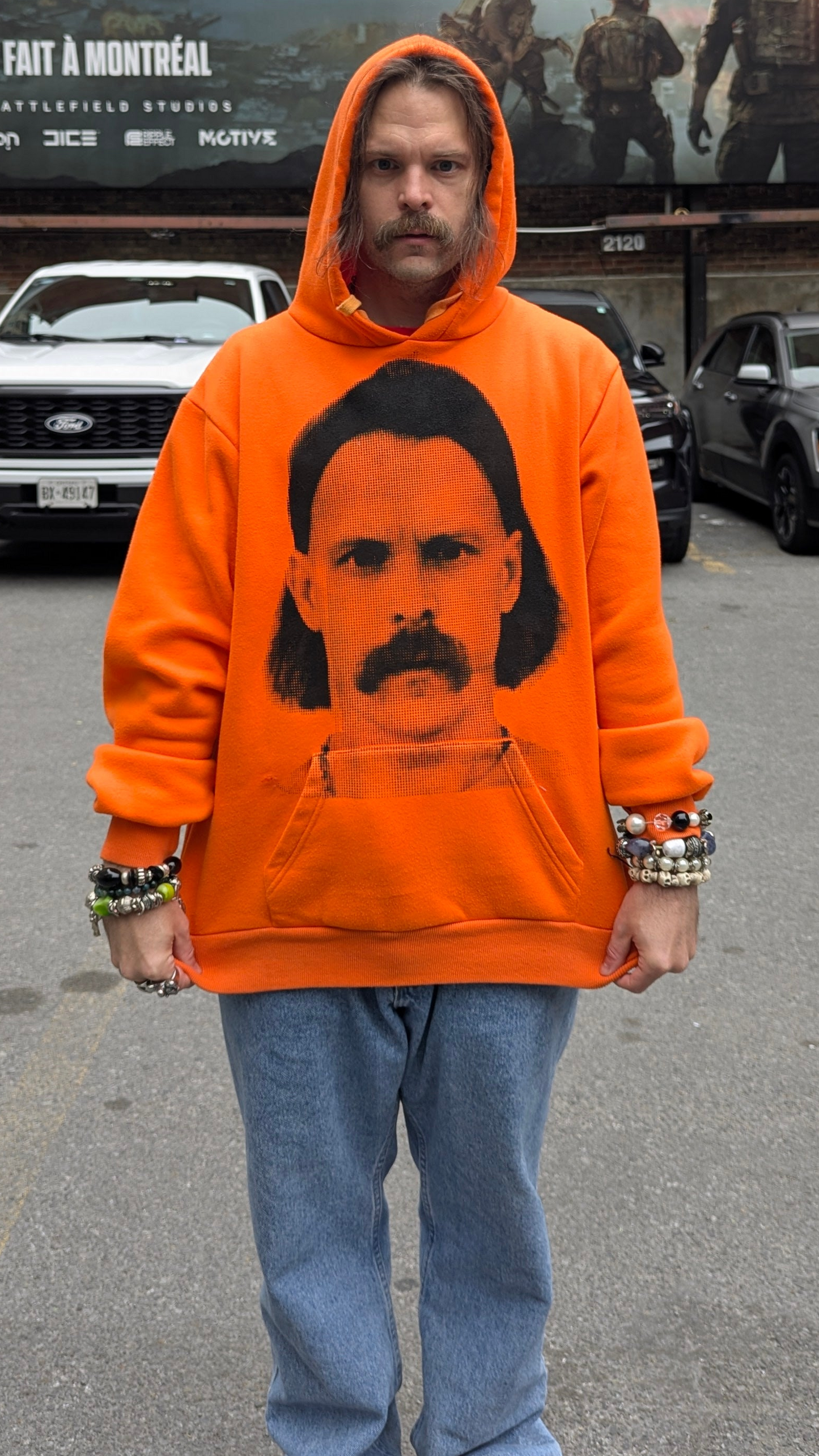 Hoodie « Murphy Visage », LARGE