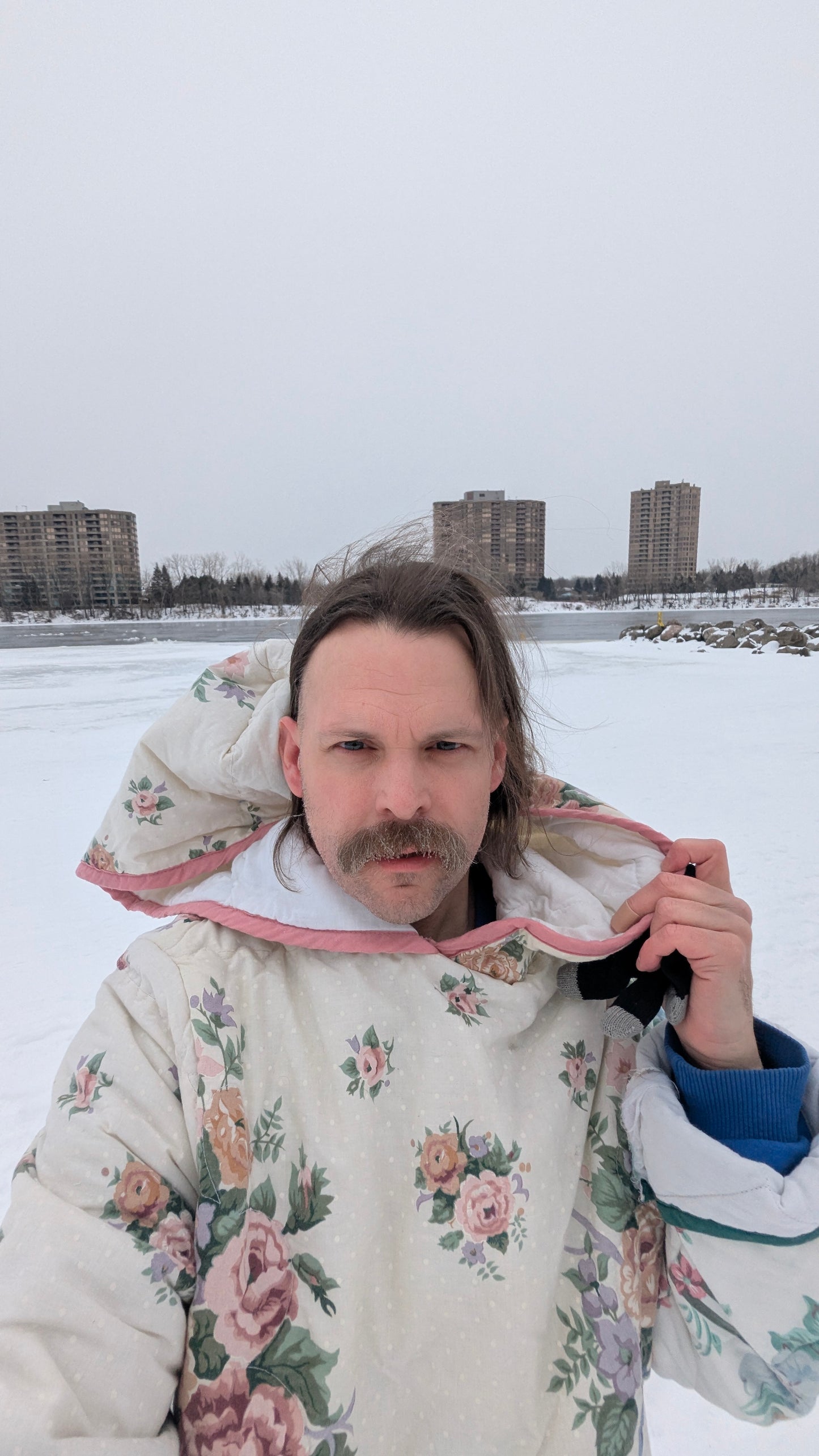 Hoodie « Jardin d'hiver 4 », XL