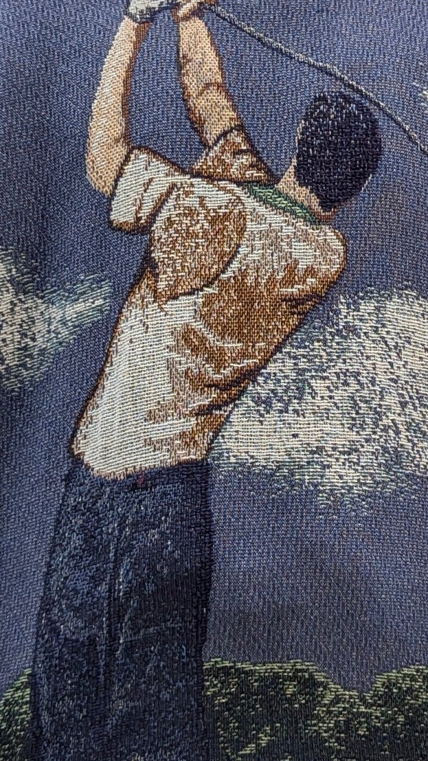Sweater en tapisserie tissée « Golfeur », LARGE