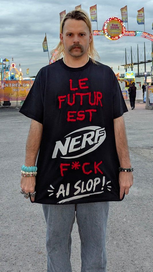 T-shirt « Le futur est nurf », XL