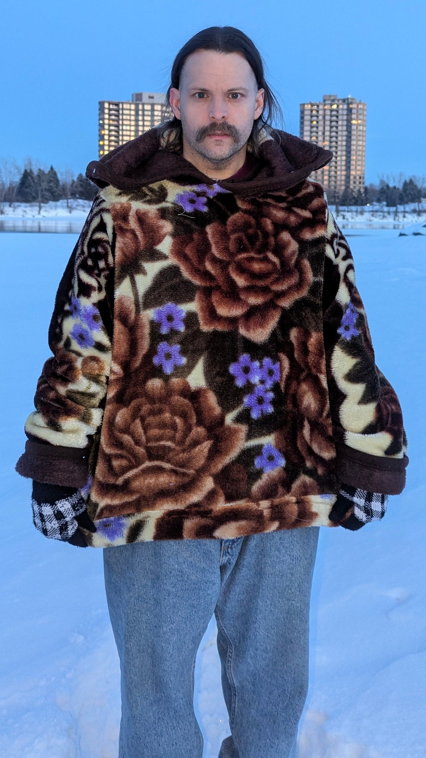 Hoodie « Roses passion #2 », XL