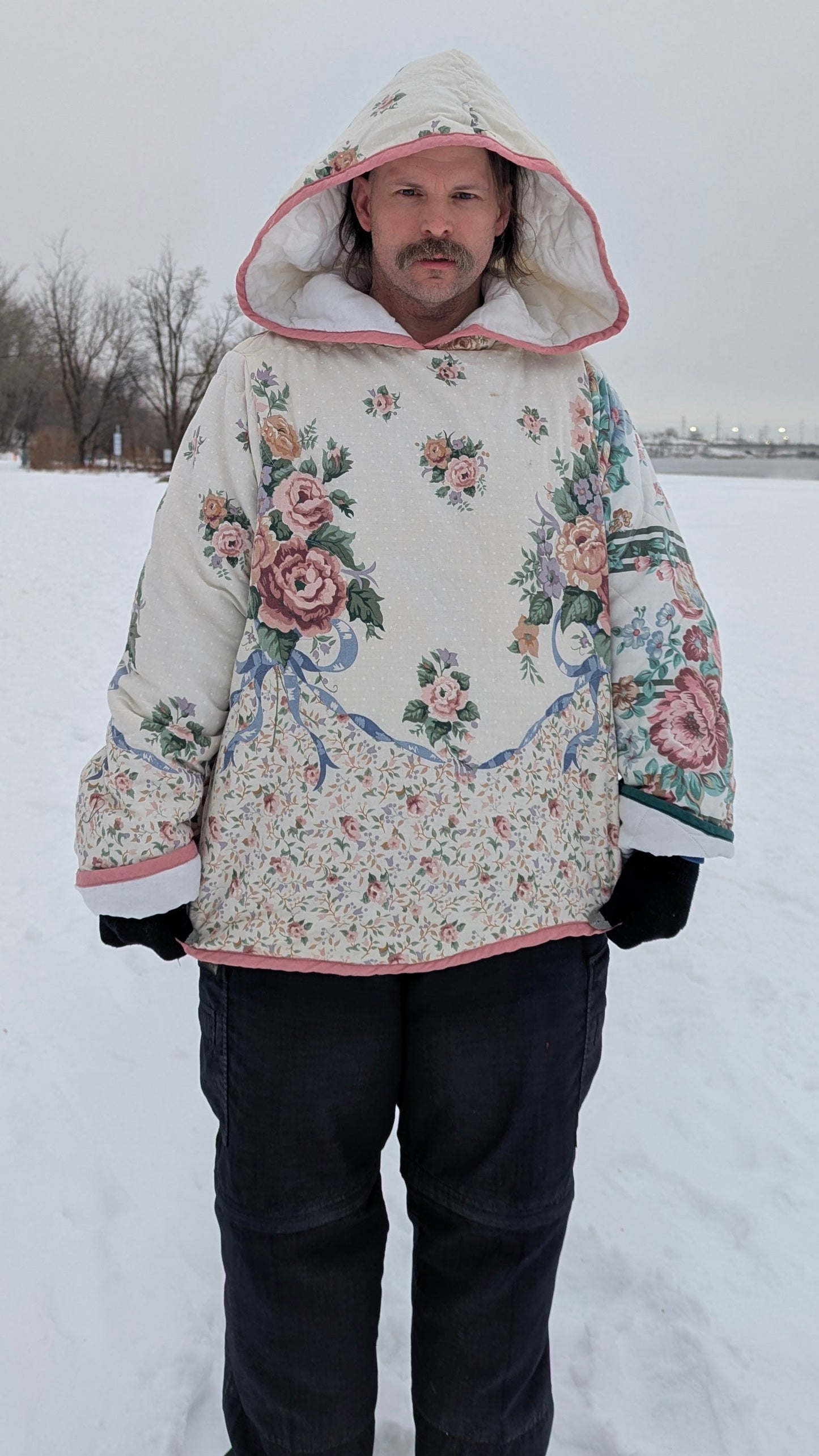 Hoodie « Jardin d'hiver 4 », XL