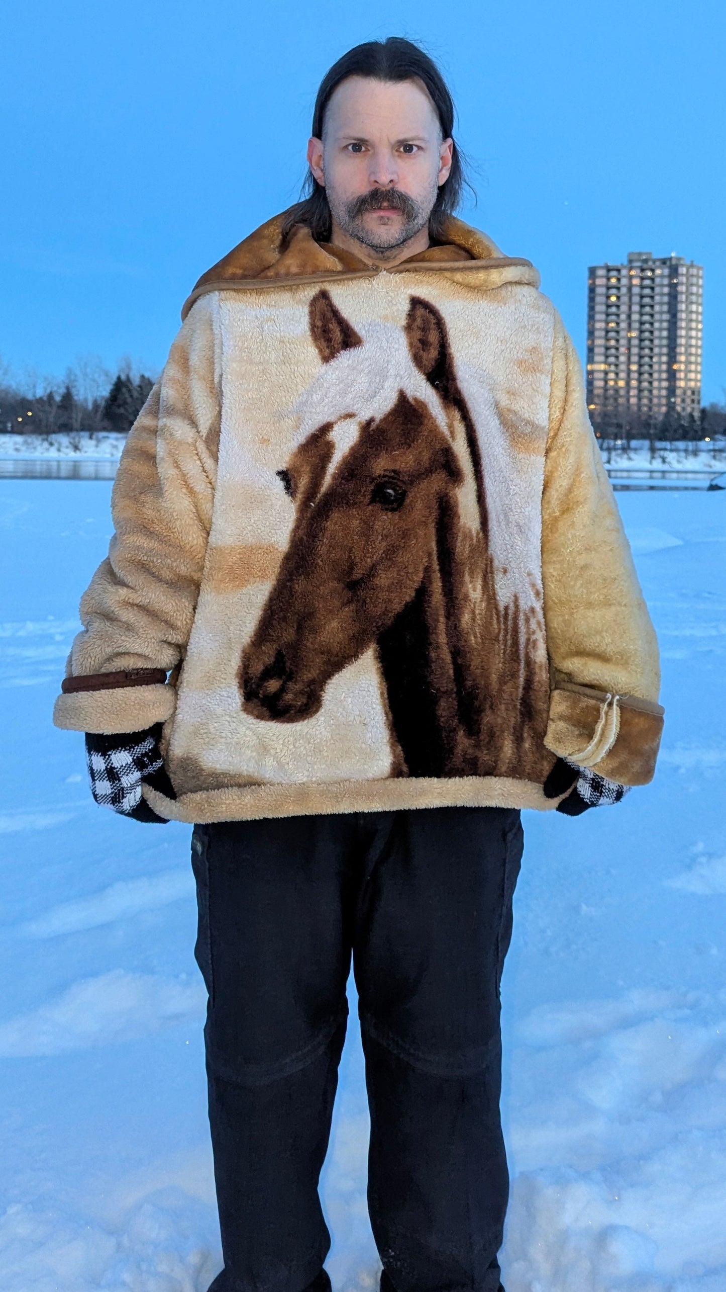 Hoodie « Cheval », XL