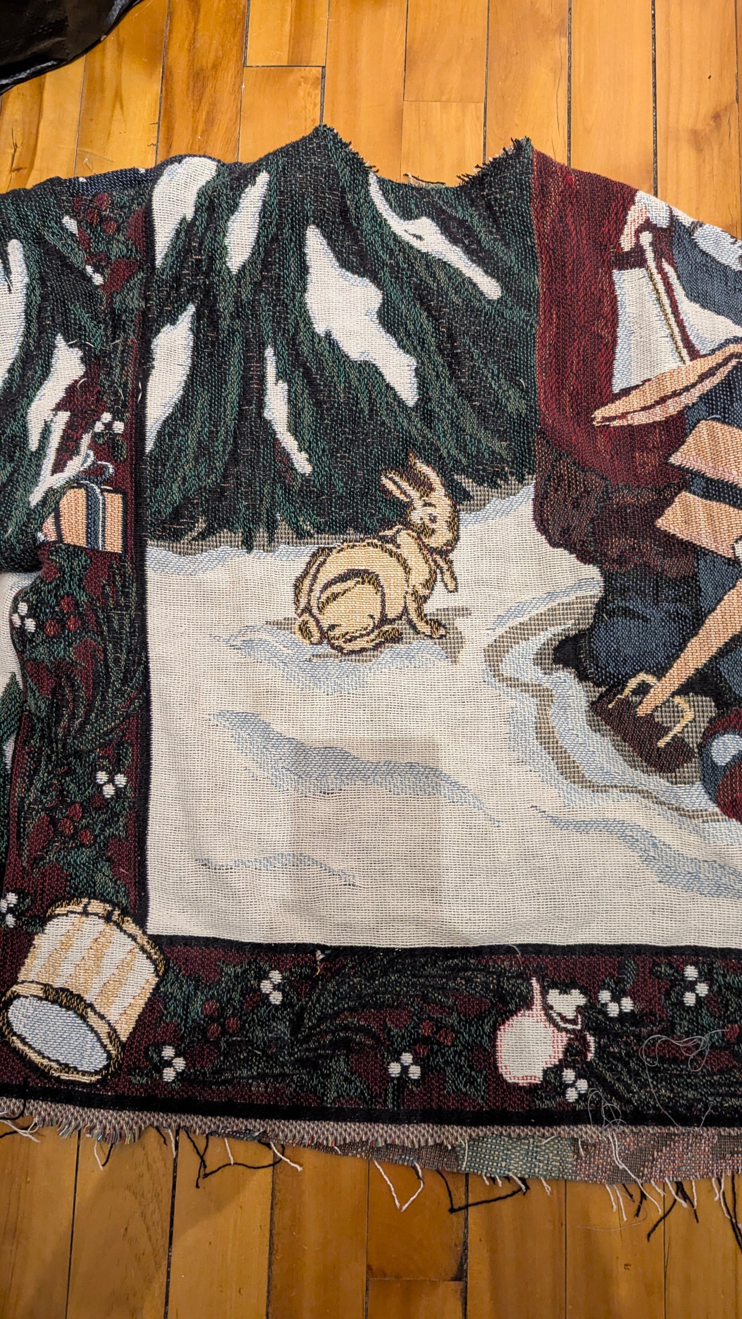T-shirt en tapisserie tissée « Père-Noël», XL