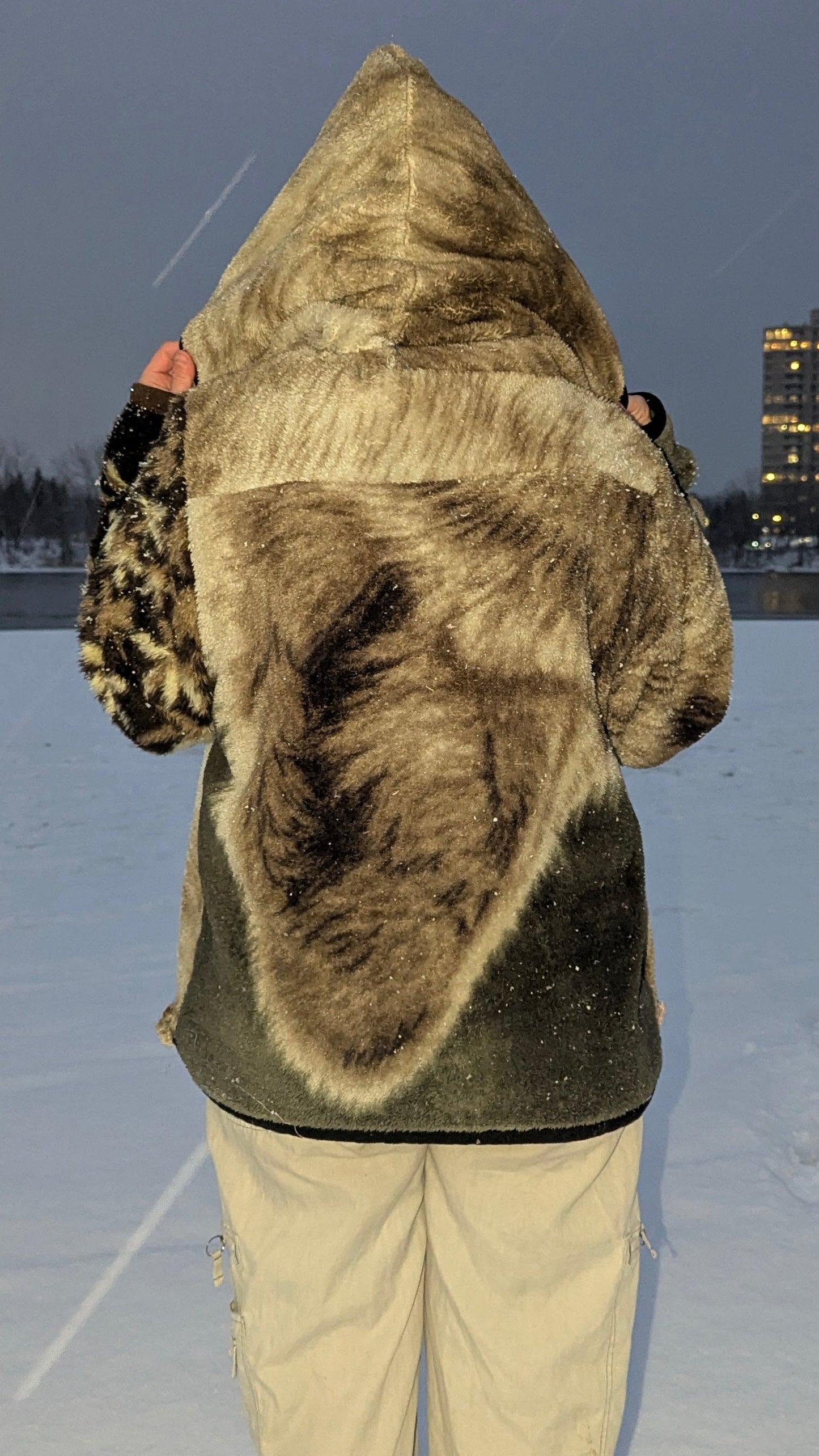 Hoodie « Loup », XL