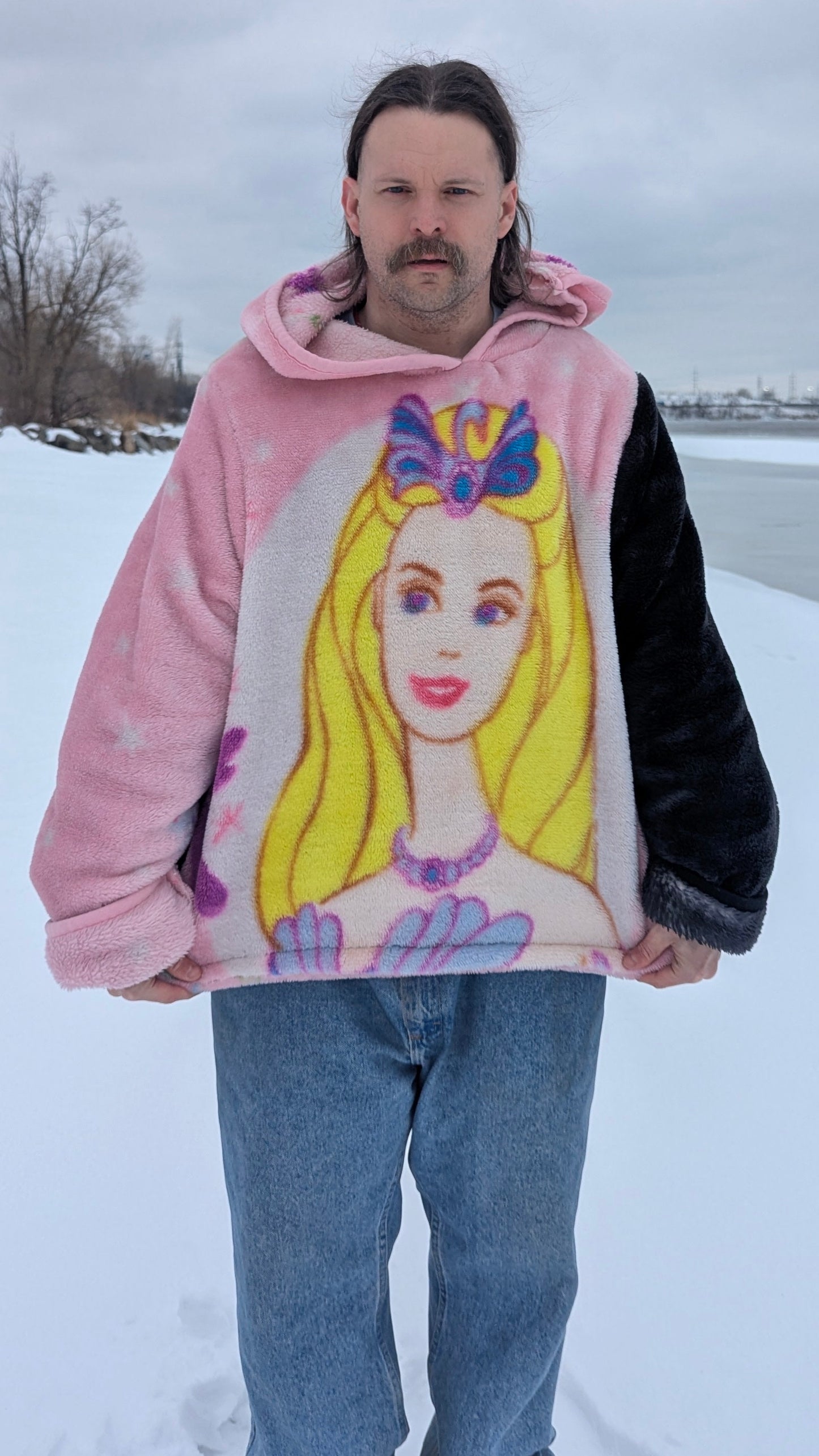 Hoodie « B*rbie », EXTRA-LARGE