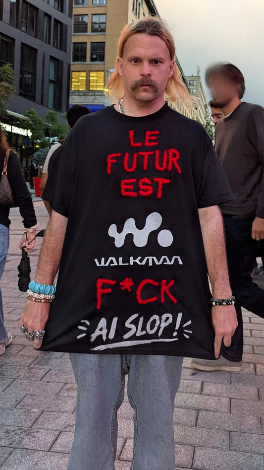 T-shirt « Le futur est WM », XL