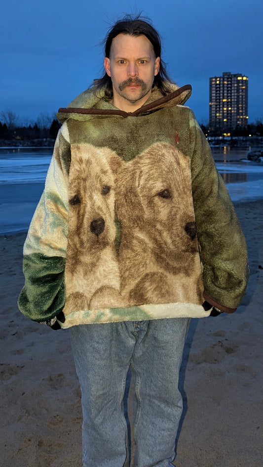 Hoodie « Chiens doux », XL