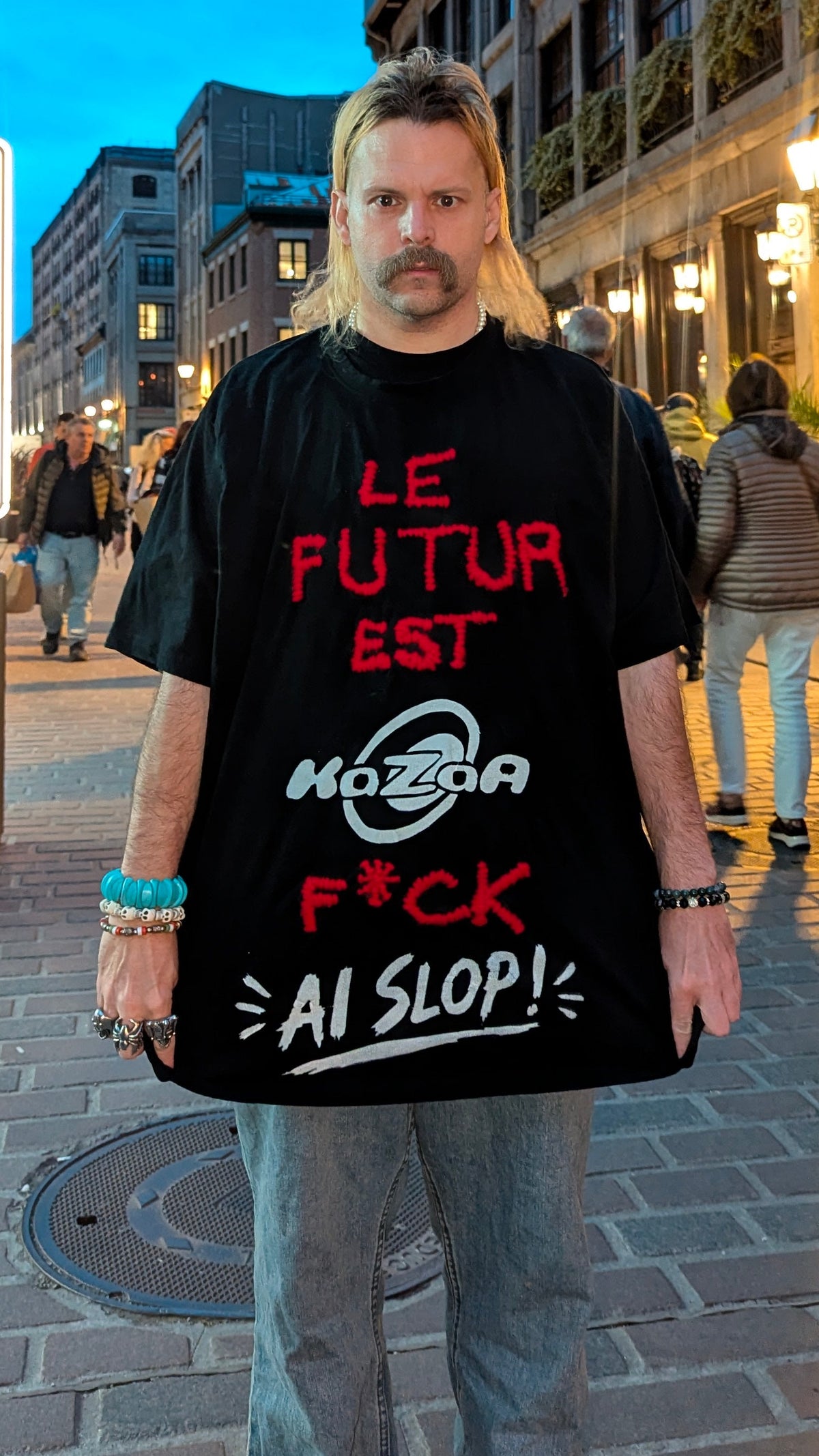 T-shirt « Le futur est KaZaA », 4XL