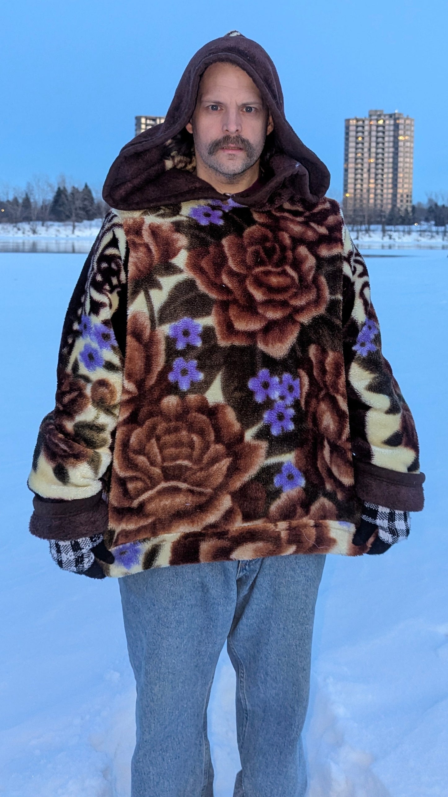 Hoodie « Roses passion #2 », XL