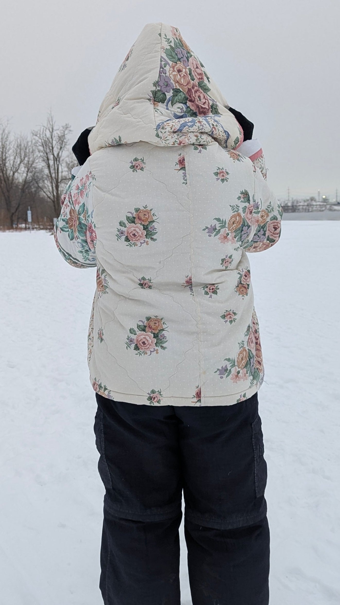 Hoodie « Jardin d'hiver 4 », XL