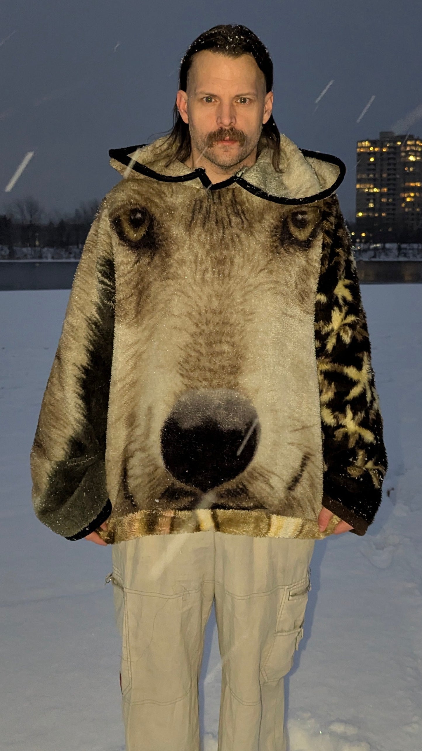 Hoodie « Loup », XL